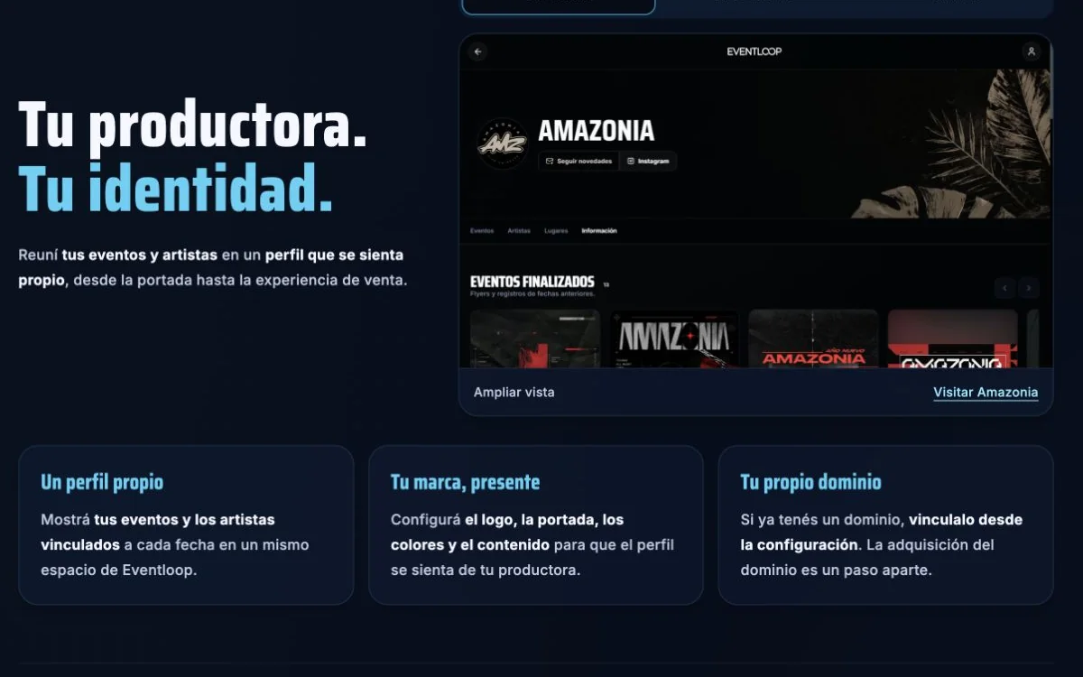 Producer identity & public profile