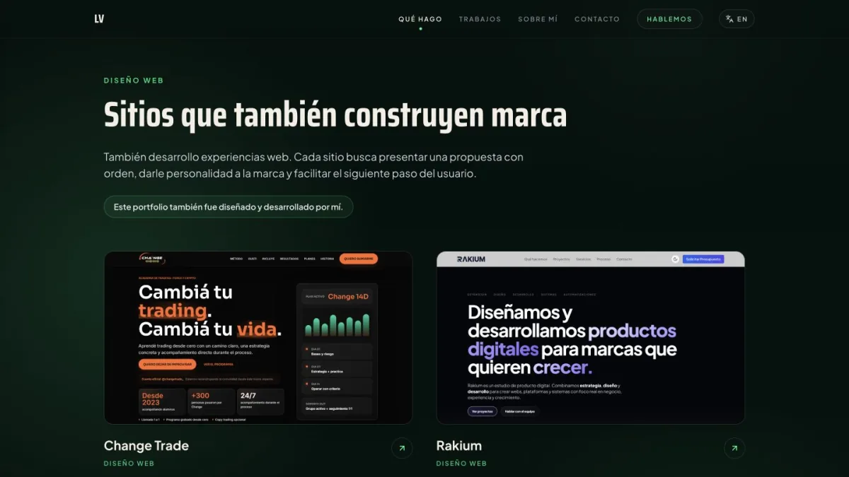 Selected web projects