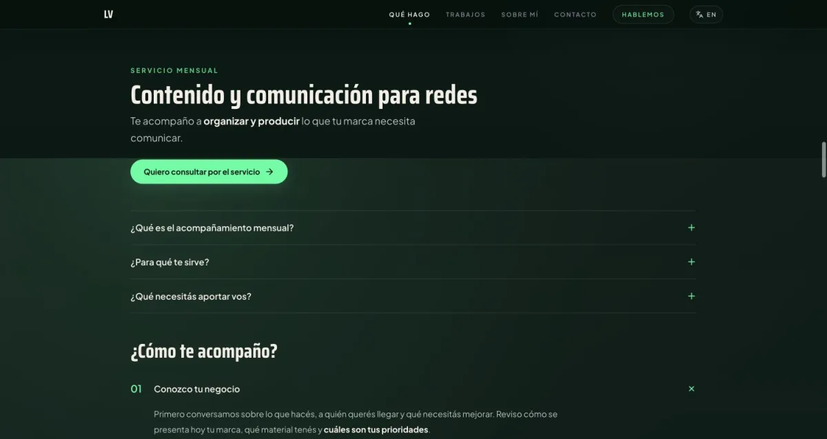 Monthly content service