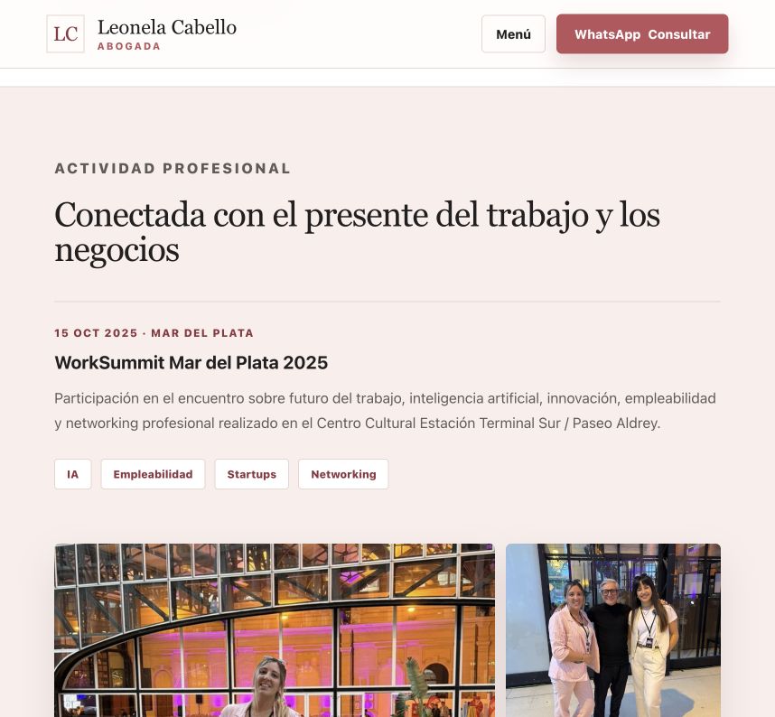 Professional activity gallery